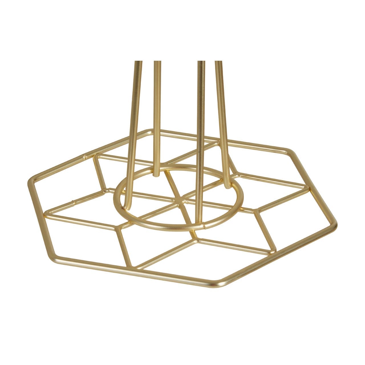 Vertex Contour Matte Gold Mug Tree - Modern Home Interiors