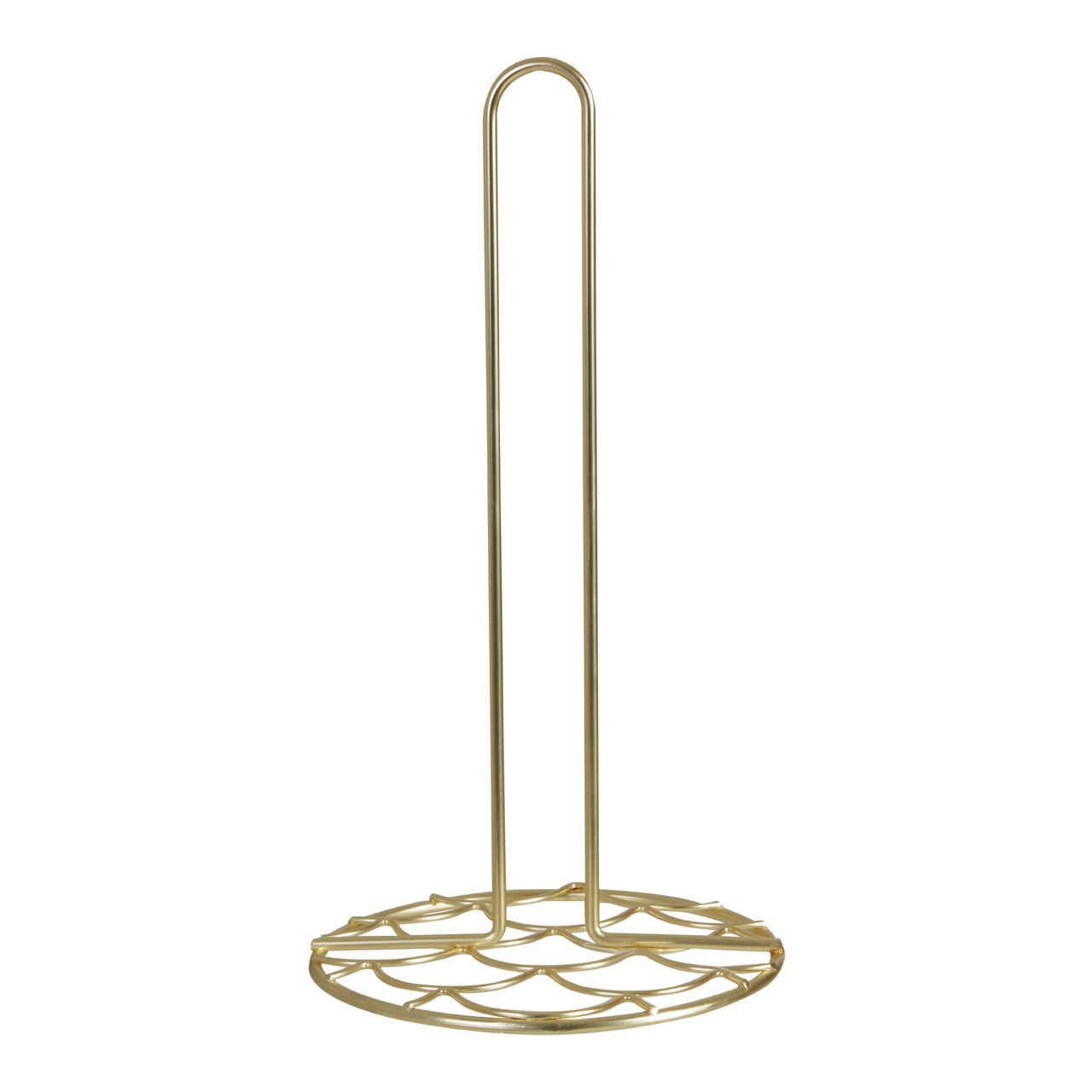 Vertex Deco Kitchen Roll Holder - Matte Gold