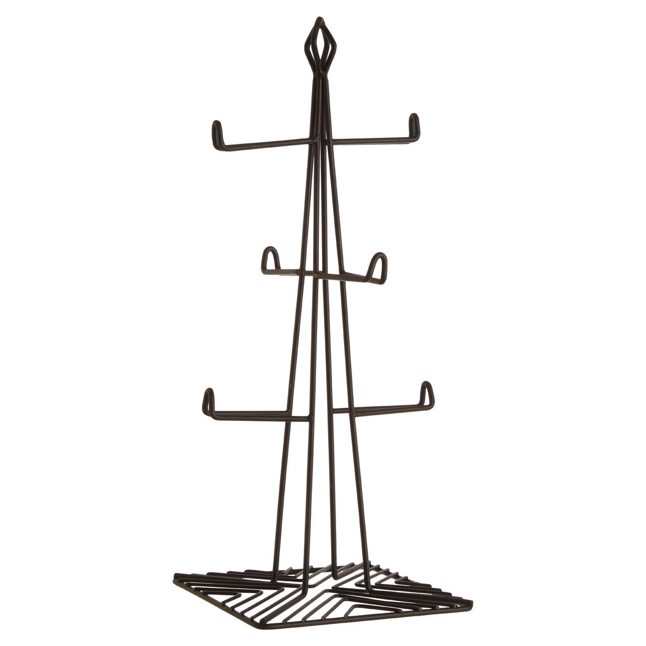 Vertex Iron Mug Tree - Black Powder Coat