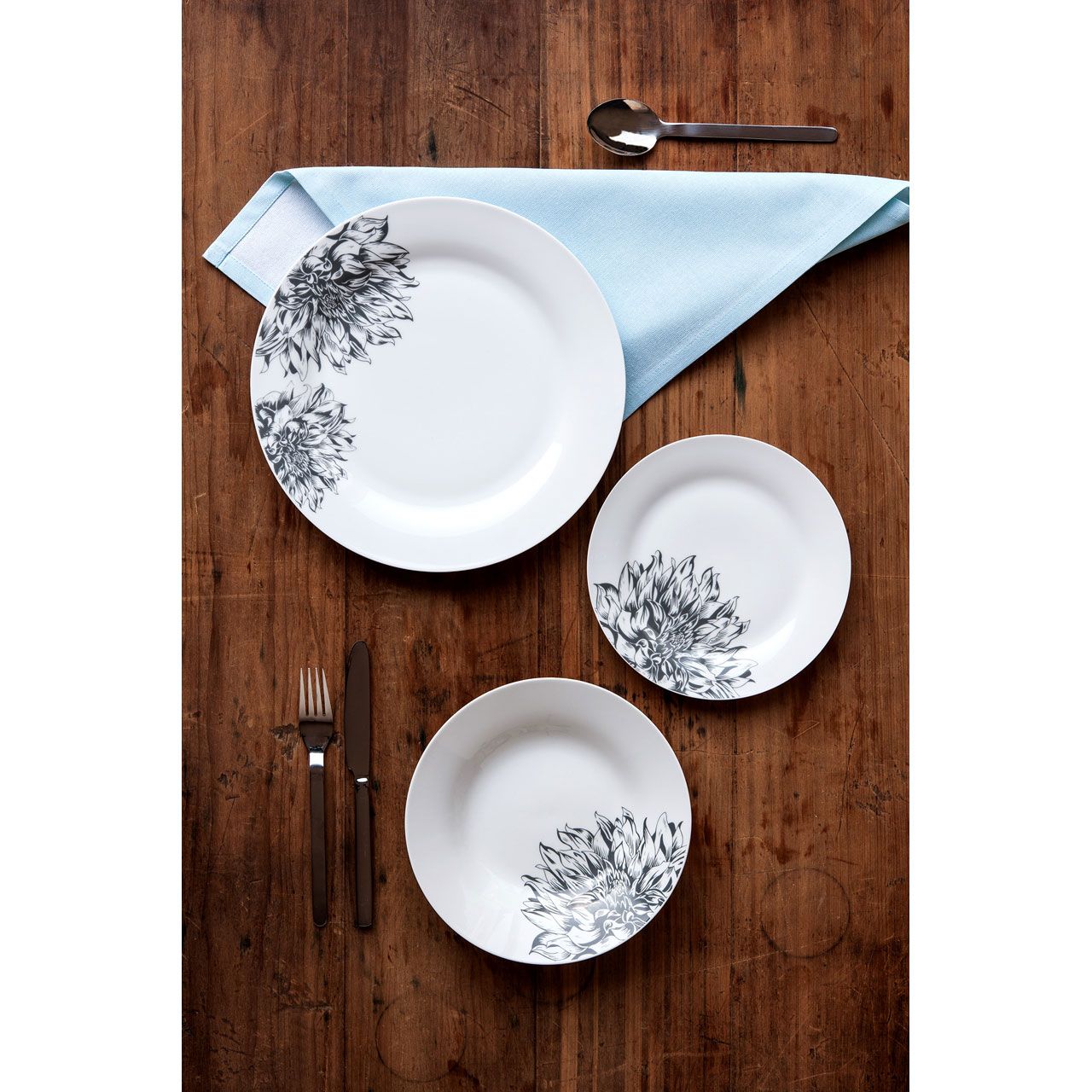12Pc Avie Botanic Dinner Set