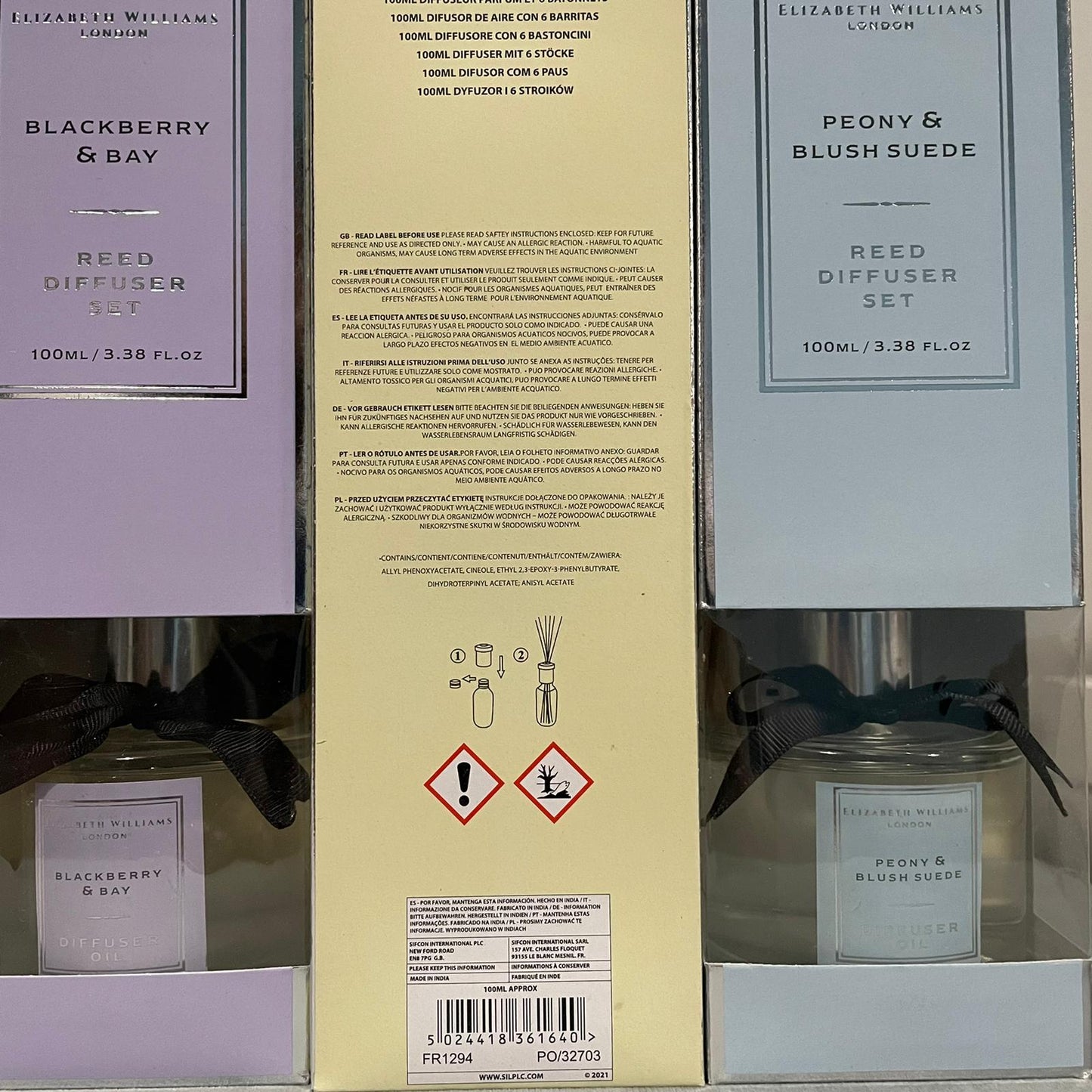 Elizabeth Williams London Home Fragrance Pastel Diffuser - 100ml