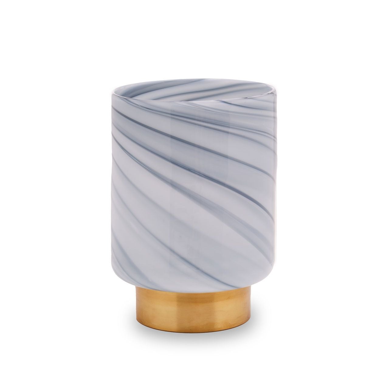 Cleo Small Grey Glass Vase