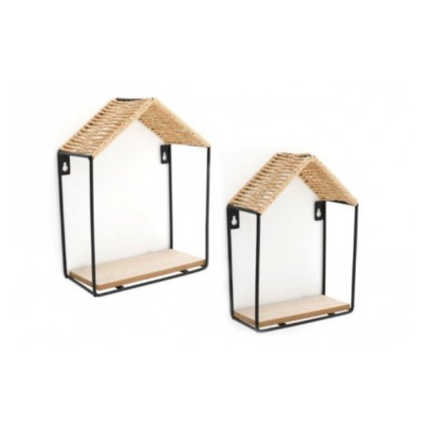 2 Pc Set of Wall Shelves