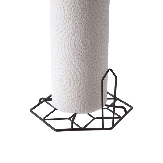 Vertex Contour Kitchen Roll Holder - Matte Black