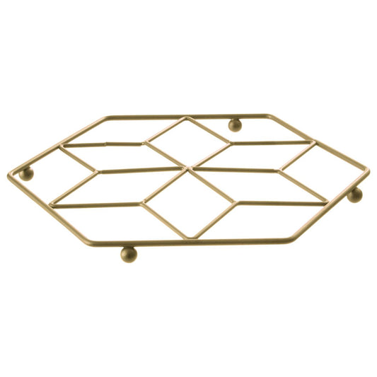 Vertex Matt Gold Contour Trivet