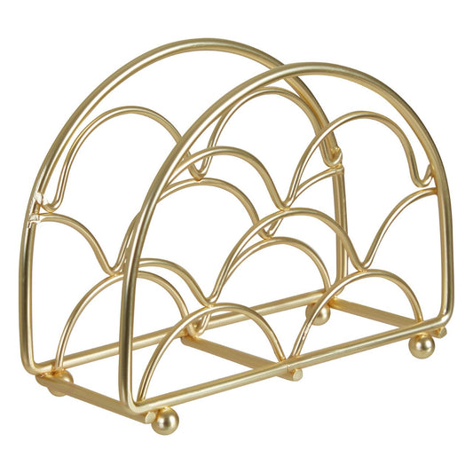 Vertex Contour Napkin Holder - Matte Gold