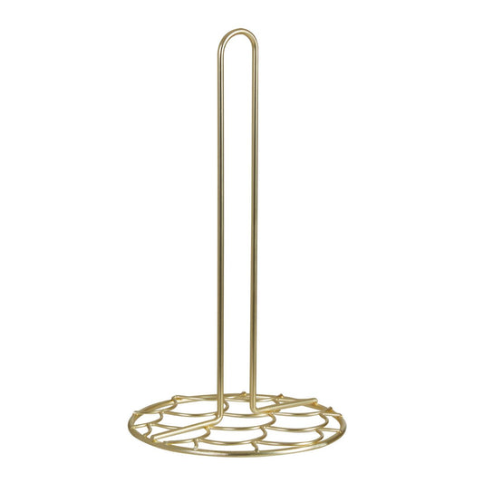 Vertex Deco Kitchen Roll Holder - Matte Gold