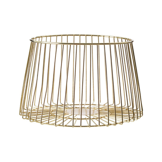 Vertex Deco Gold Small Fruit Basket - Modern Home Interiors