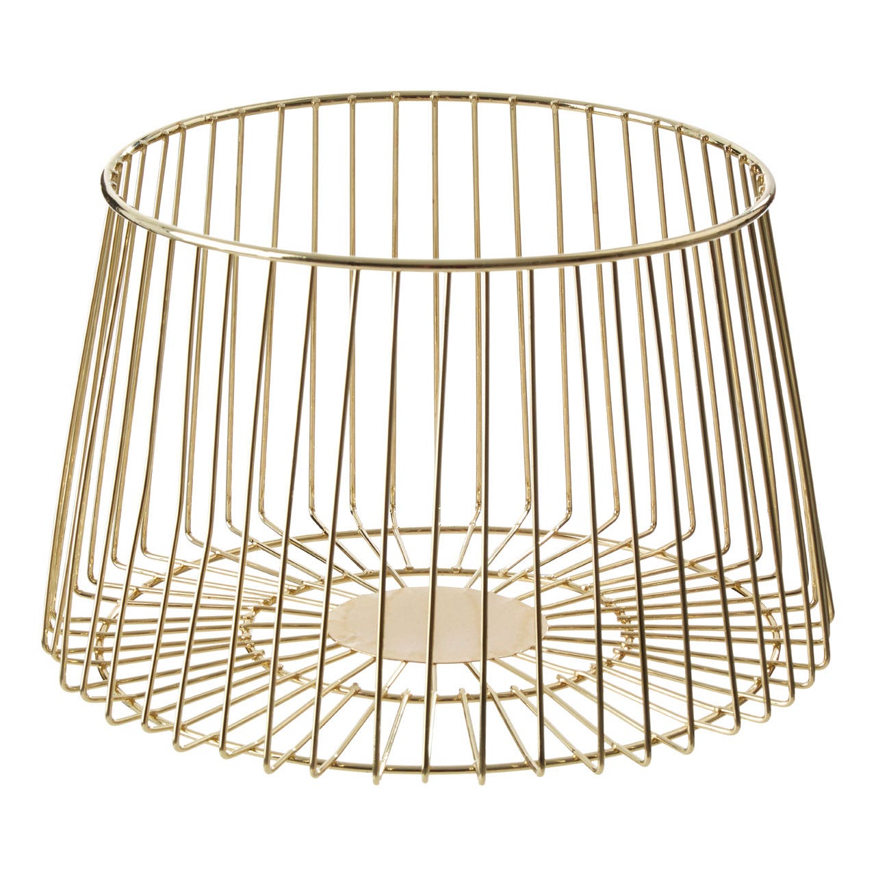 Vertex Deco Gold Large Fruit Basket - Modern Home Interiors