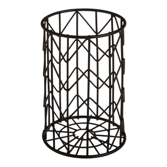 Vertex Iron Utensil Holder - Black Powder Coat