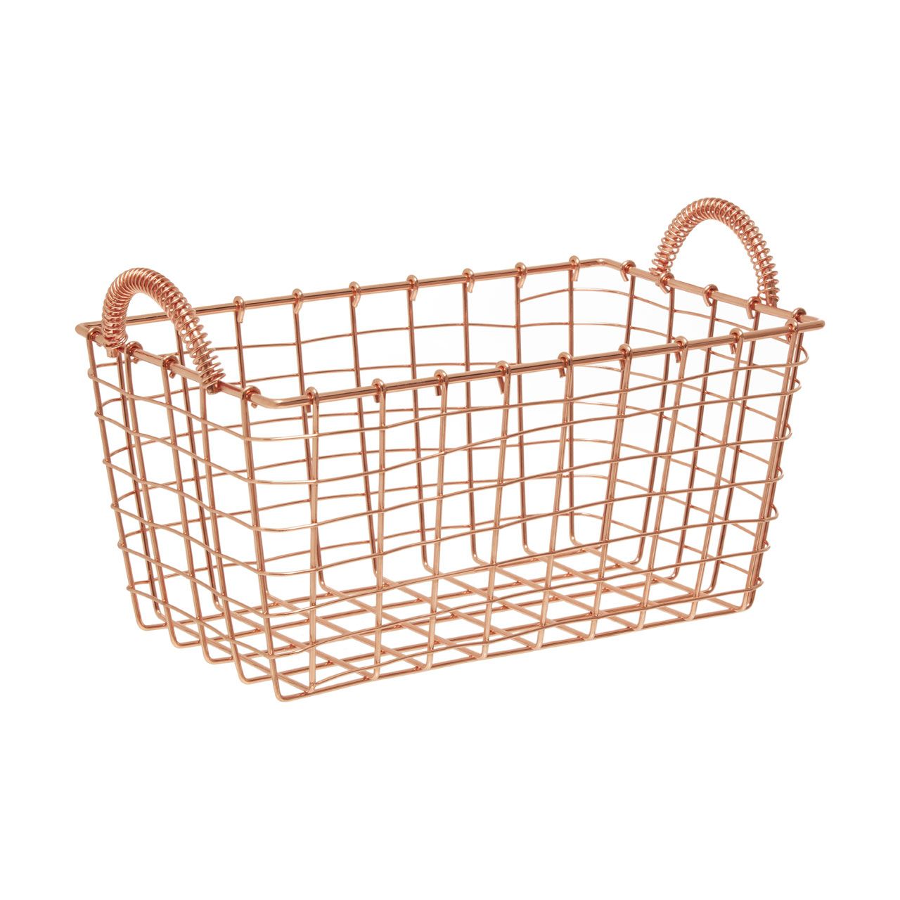 Vertex Rectangular Basket - Copper – IVY Living and Lifestyle