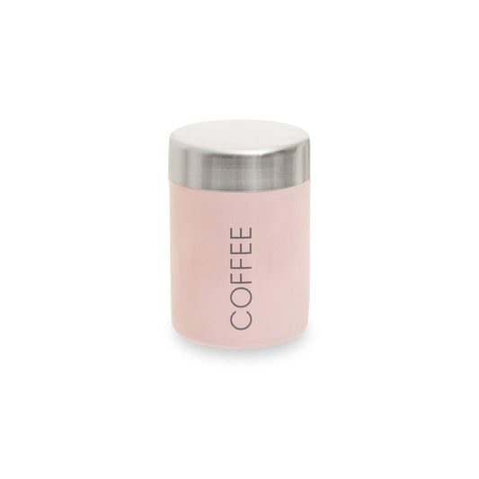 Liberty Pink Enamel Coffee Canister - Modern Home Interiors