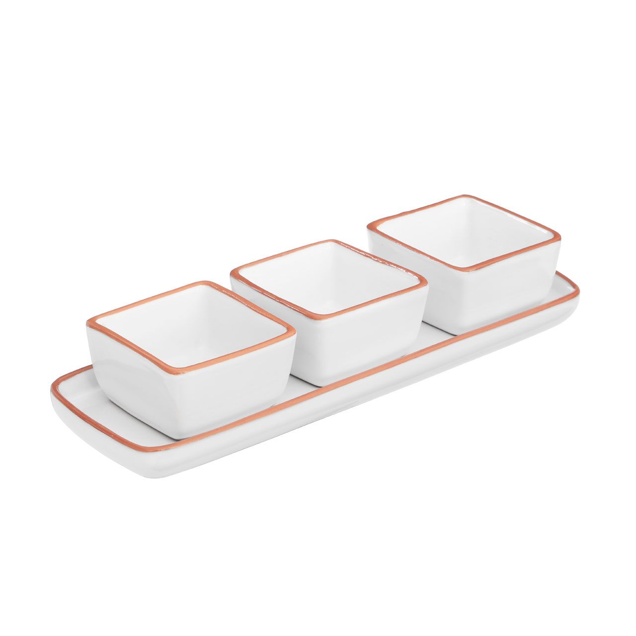 Calisto Set of 3 Dishes on Display Tray