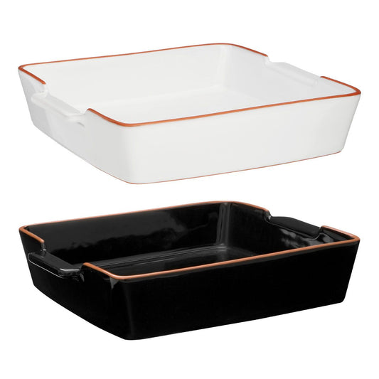 Calisto Square Glazed Terracotta Baking Dish