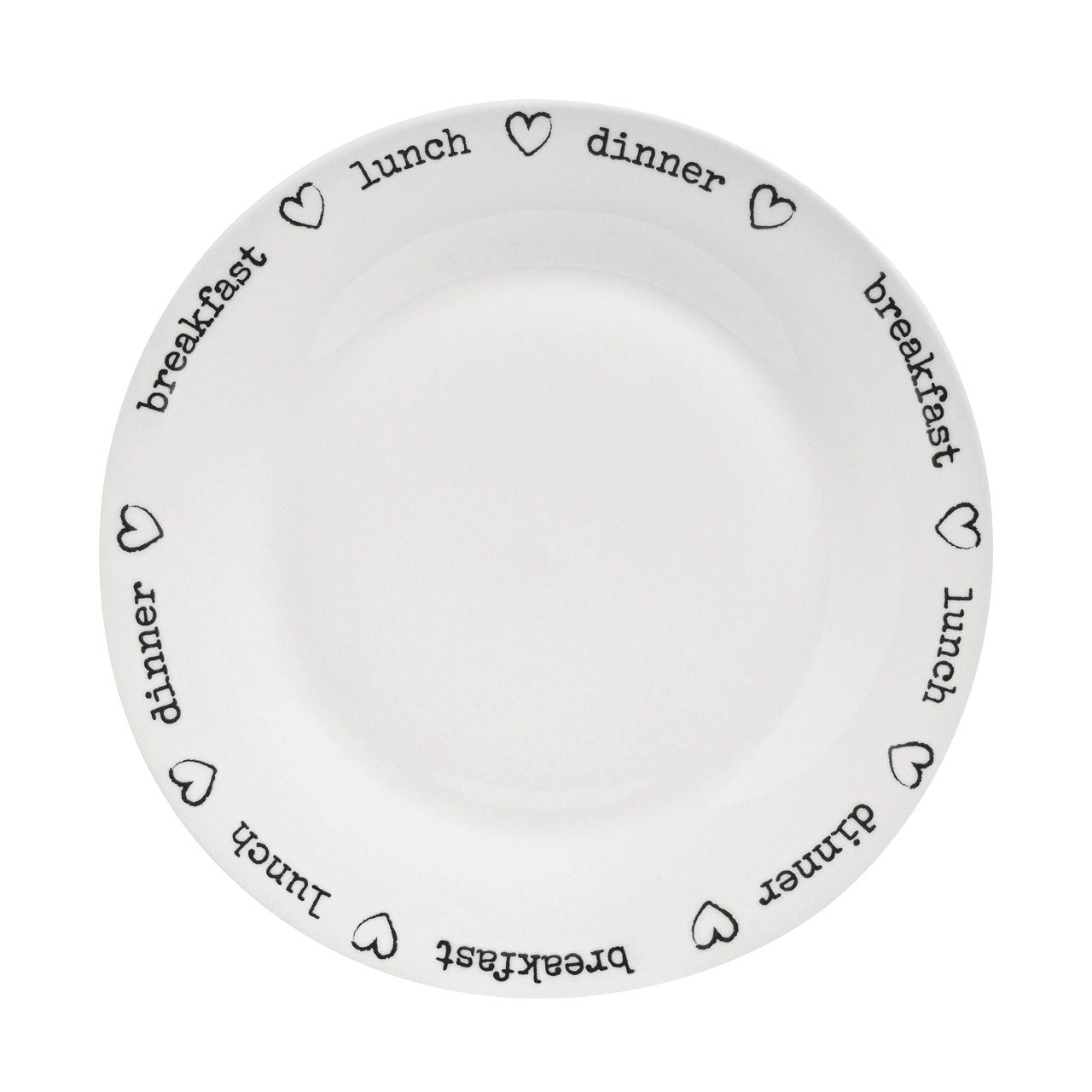 12 Piece Charm White Dinner Set