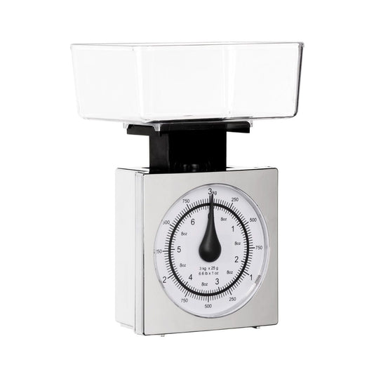 Chrome Effect Kitchen Scale - 3kg