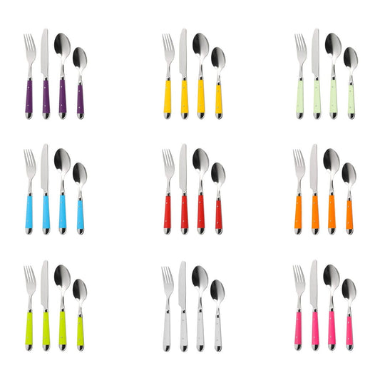 Brasserie 16Pc Cutlery Set - 9 Colours Available - Modern Home Interiors