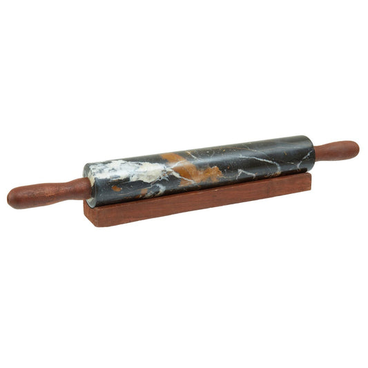 Ziarat Black and Gold Marble Rolling Pin - Modern Home Interiors