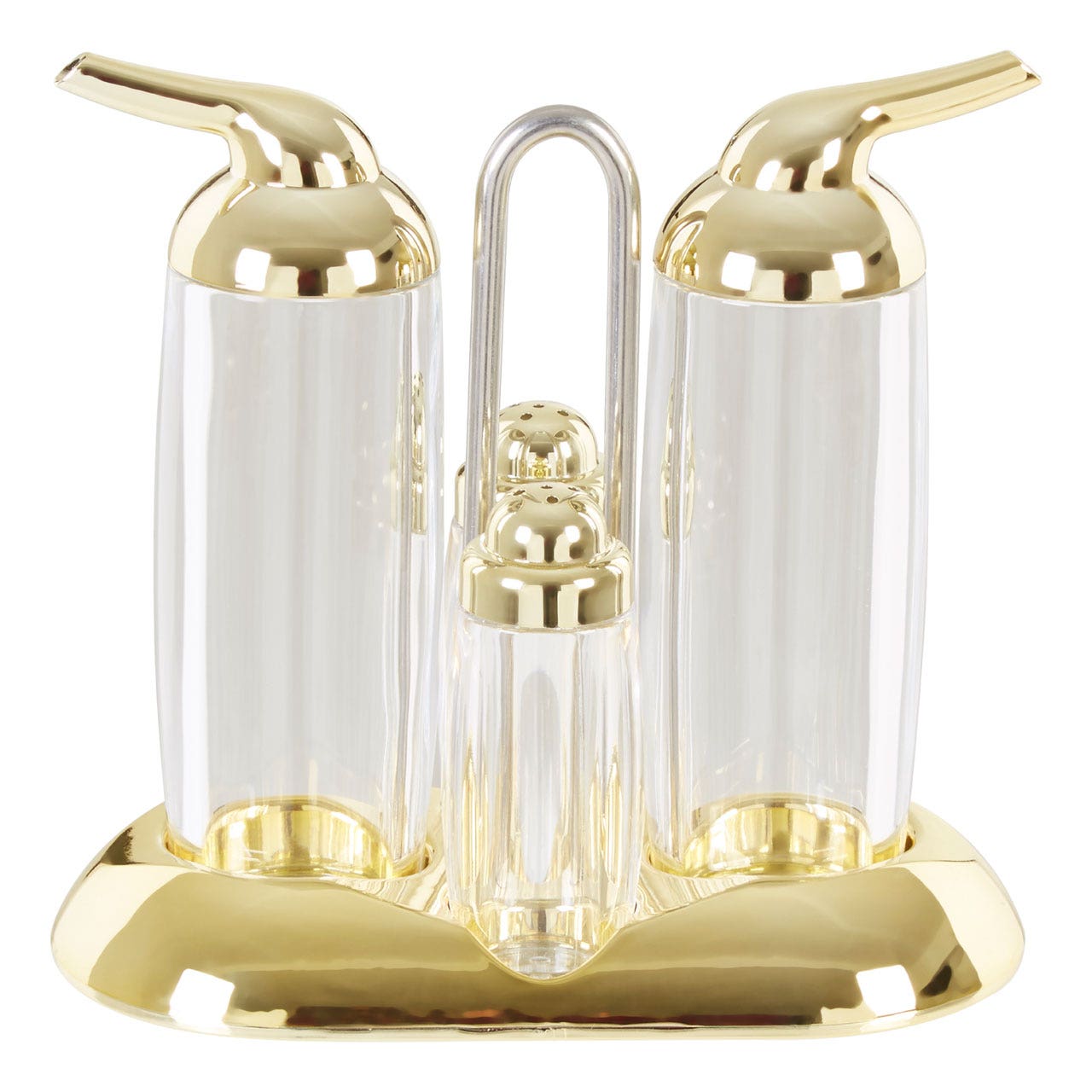 Gozo Transparent and Gold 4Pc Condiments Set – IVY Living and Lifestyle