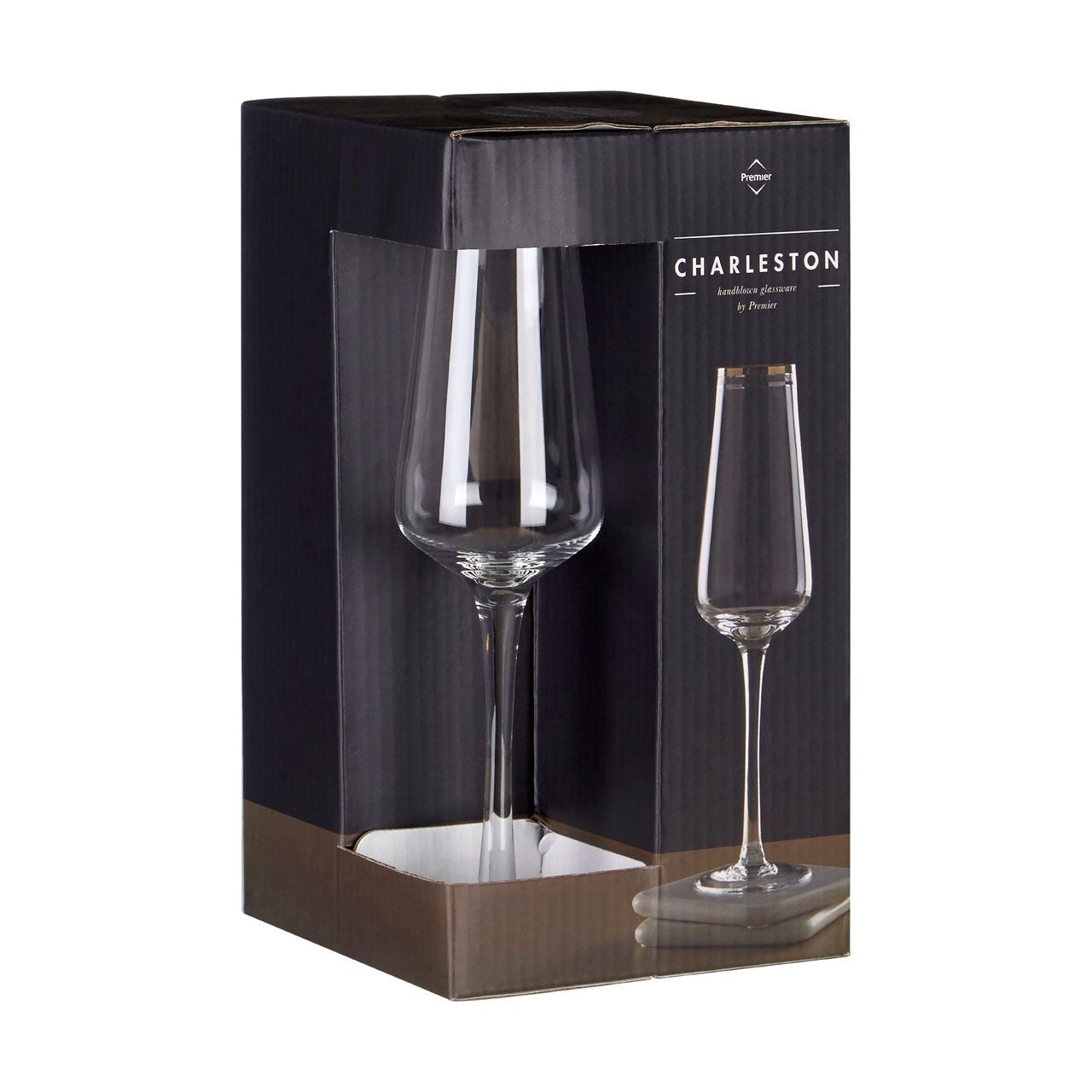 Charleston Champagne Glasses - Set of 4