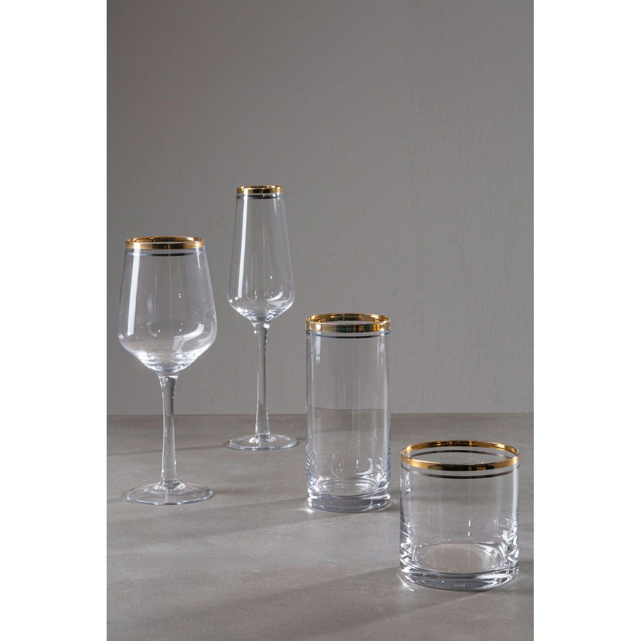 Charleston Highball Glasses - Set of 4