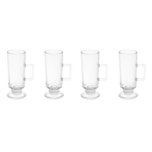 Irish Coffee Glasses with Handle - Set of 4