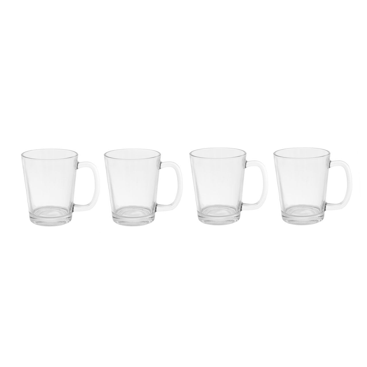 Mug Glasses with Handle - Set of 4