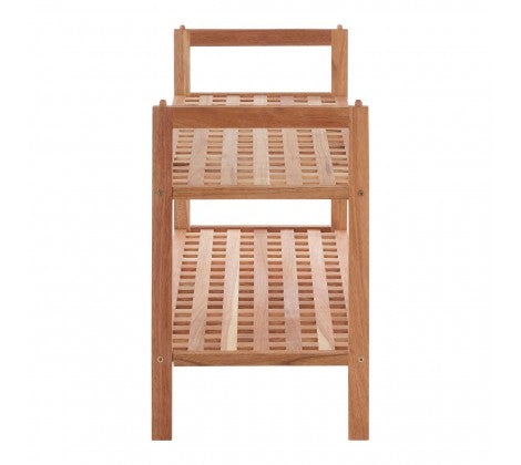 2 Tier Grid Design Stackable Shoe Rack - Modern Home Interiors