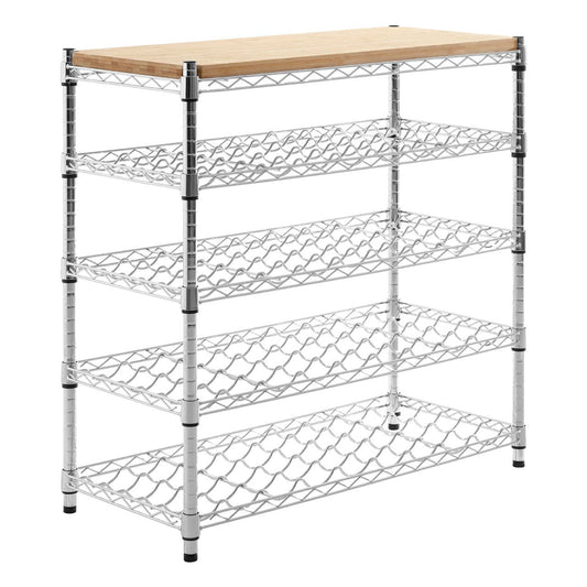 Frankfurt Premium 5 Tier Wine Rack - Modern Home Interiors