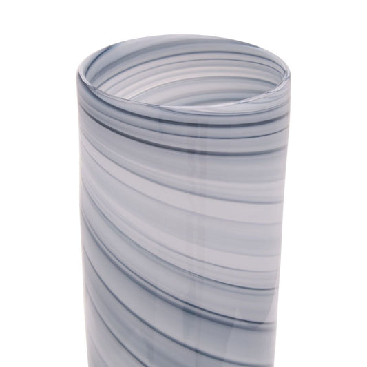 Cleo Large Grey Glass Vase