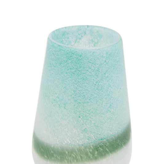 Celia Small Turquoise Glass Vase