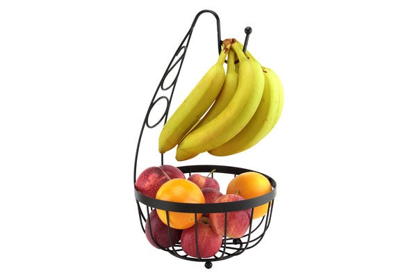 Kitchen Essentials Flat Iron Banana Hanging Fruit Bowl