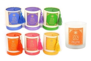 Set of 6 Assorted Zen Candle Pots - 7cm