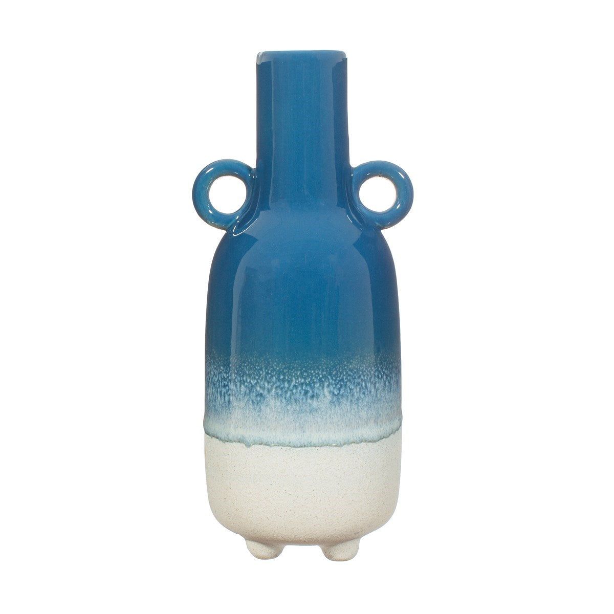 Mojave Glaze Large Vase - Blue