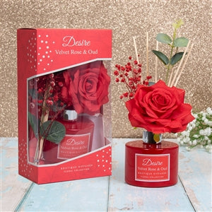 Velvet Rose & Oud Diffuser With Faux Flower + Gift Box